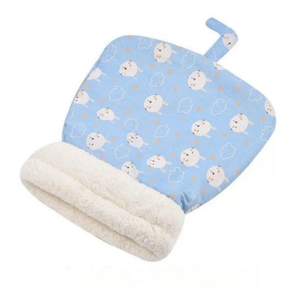 Winter Warm Cat Cave Bed with Removable Cushion