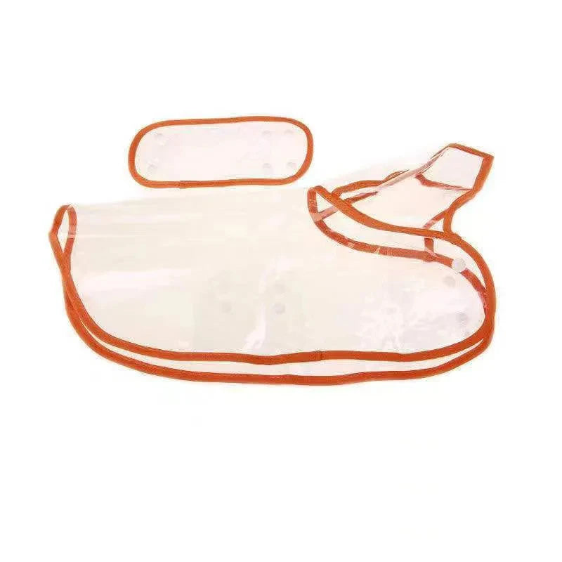 Waterproof Dog Raincoat – Clear Protective Pet Jacket with Hood