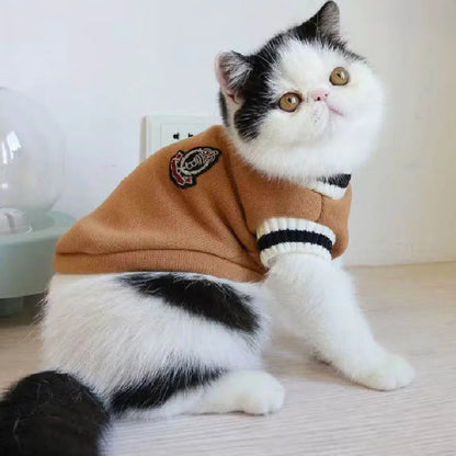 Winter Pet Sweater – Warm Pullover for Small Dogs & Cats