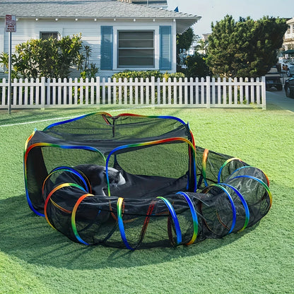 Outdoor Cat Tunnel & Tent Playground