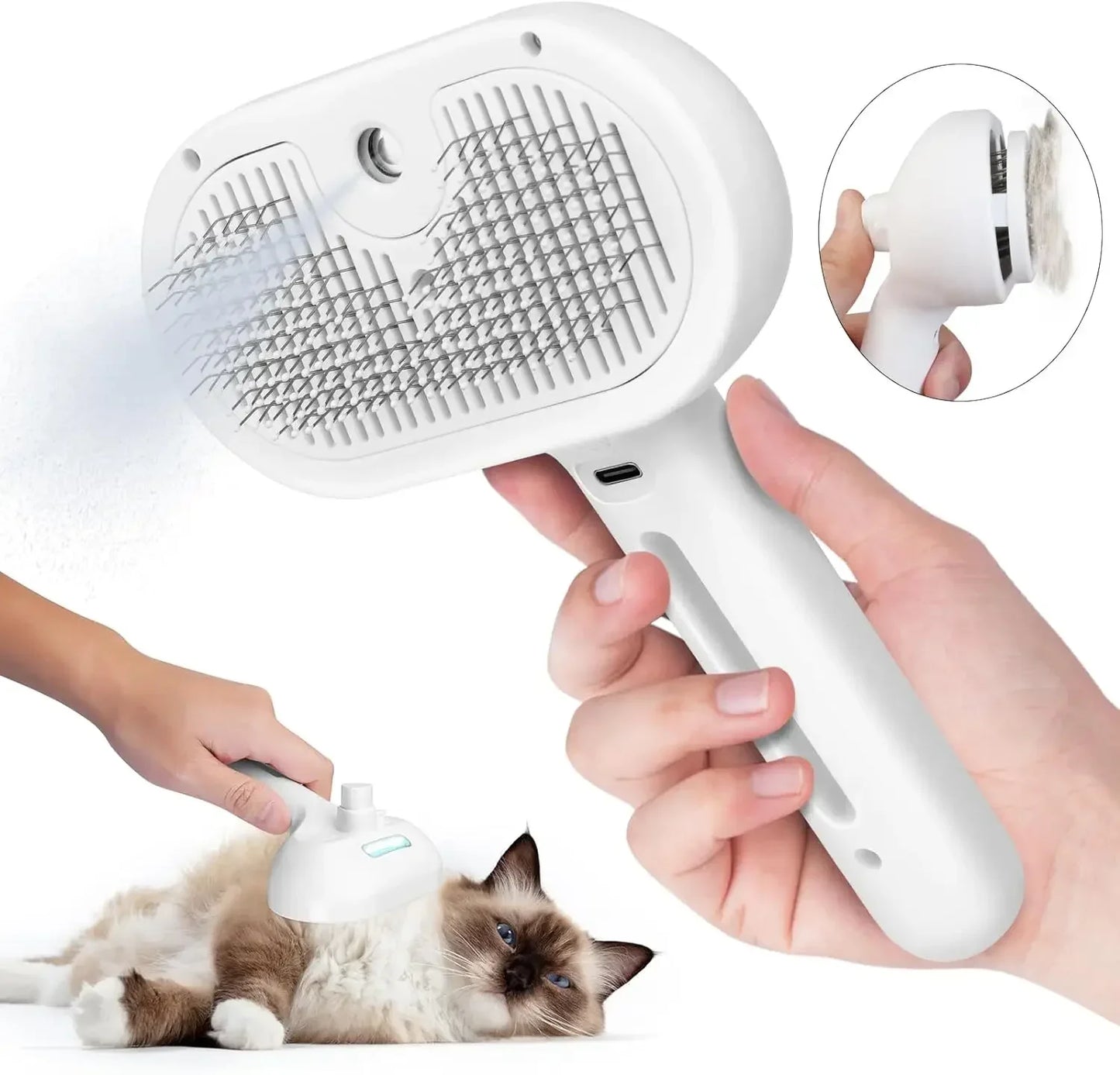 Magic Pet Spray Brush – Easy Cleaning and Detangling