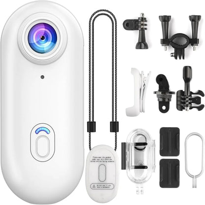 4K Mini Action Camera with WiFi – 128GB, Waterproof