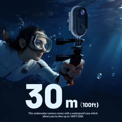 4K Mini Action Camera with WiFi – 128GB, Waterproof