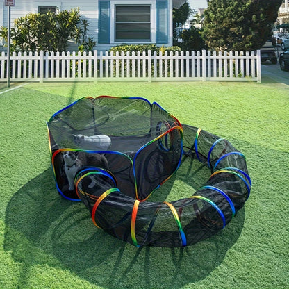 Outdoor Cat Tunnel & Tent Playground