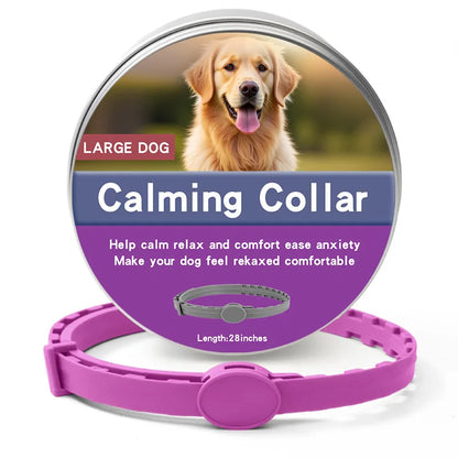 Calming collars with pheromones for dogs and cats, relieves anxiety