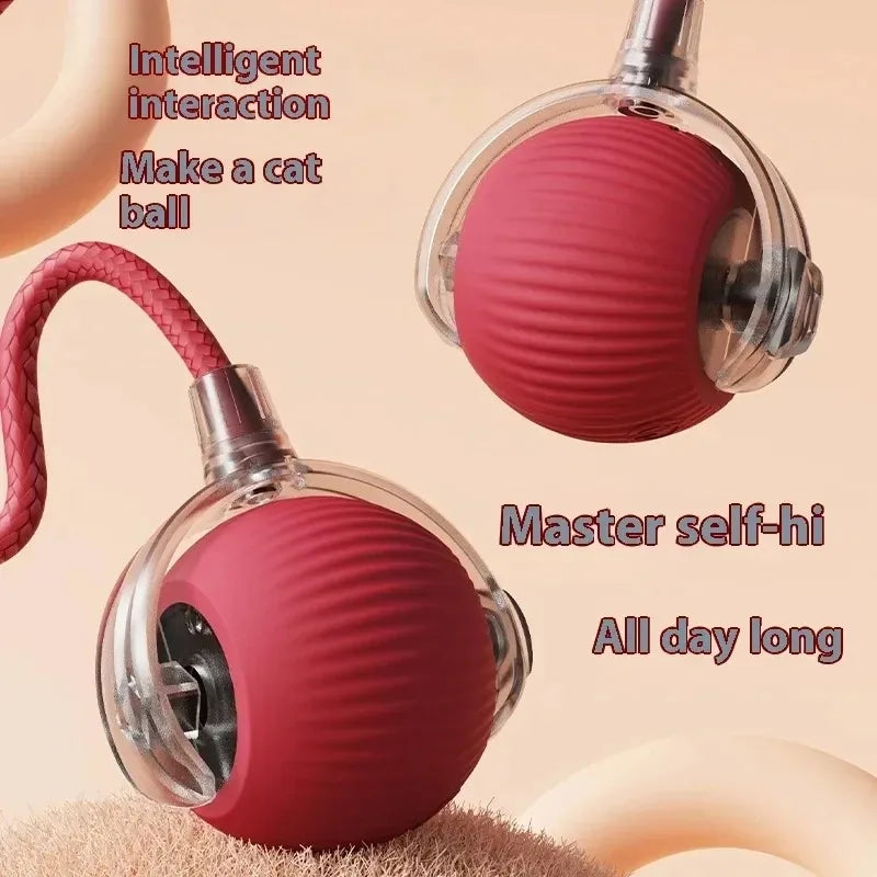 Active Rolling Ball with Tail for Dogs