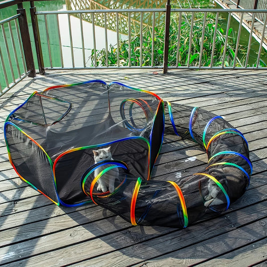 Outdoor Cat Tunnel & Tent Playground