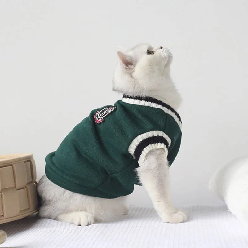 Winter Pet Sweater – Warm Pullover for Small Dogs & Cats