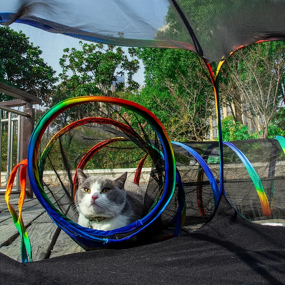 Outdoor Cat Tunnel & Tent Playground
