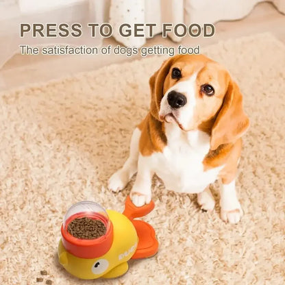 Educational Dog  and Cats Toy - Food Dispenser Duck