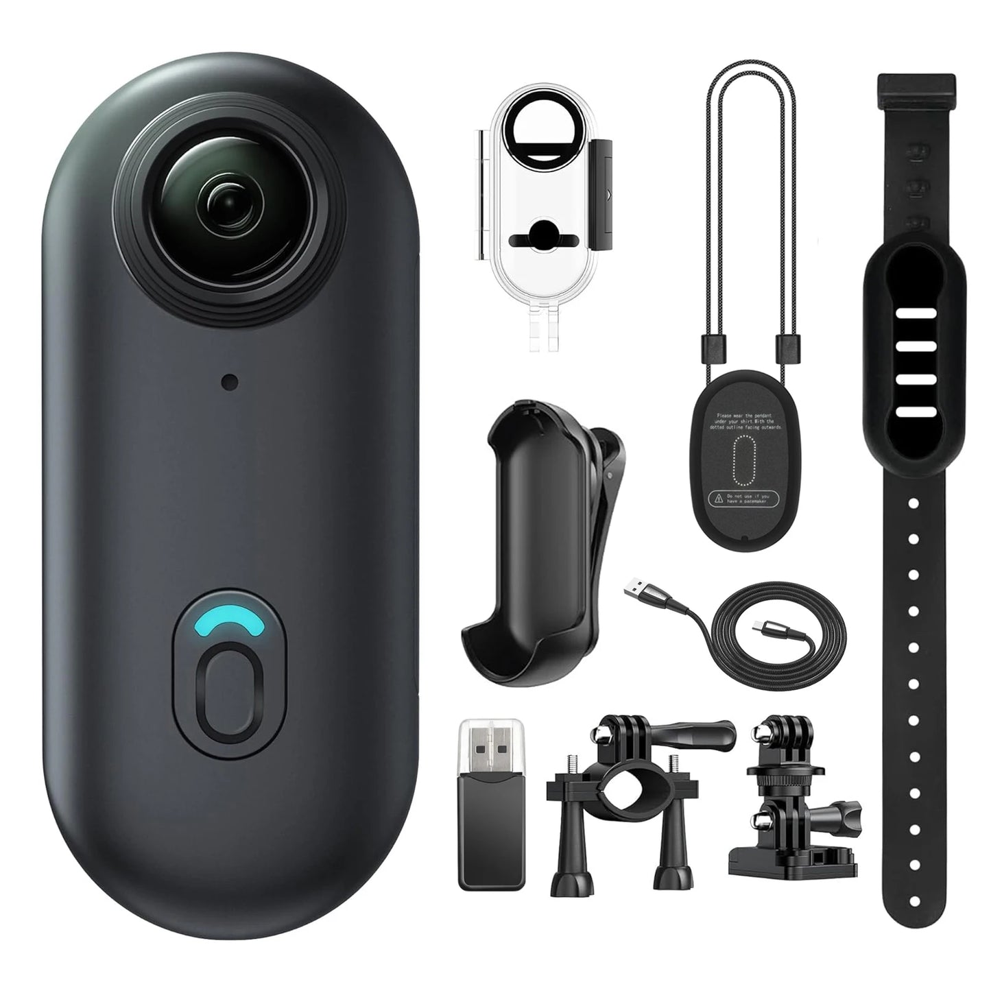 4K Mini Action Camera with WiFi – 128GB, Waterproof